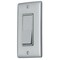 Hubbell Wiring Device-Kellems TradeSelect, Switches and Lighting Controls, Decorator Switch, Residential Grade, Rocker Switch, General Purpose AC, Single Pole, 15A 120/277V AC, Push Back and Side Wired, Gray RSD115GY - alternate 3